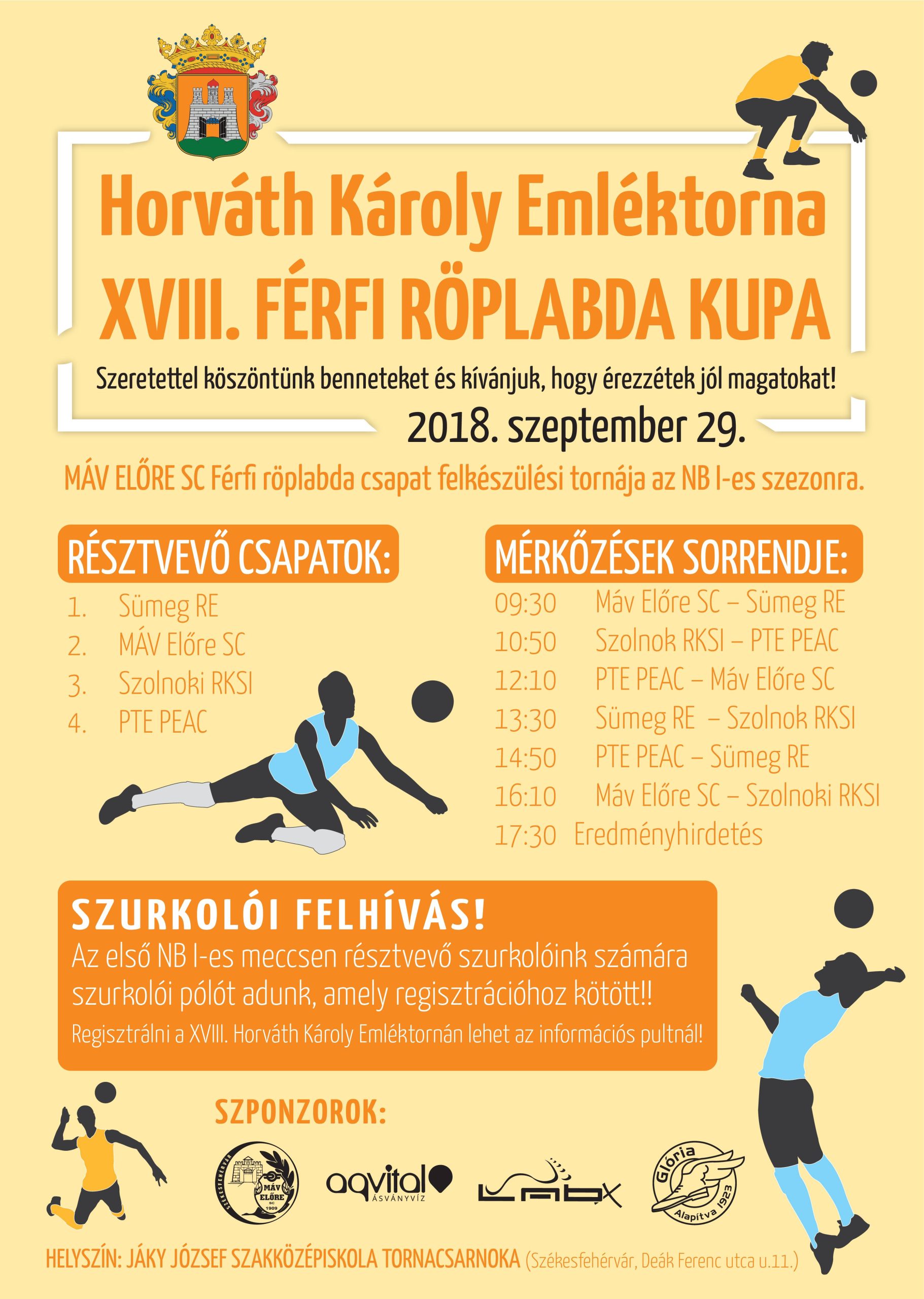 Horvath Karoly emlekkupa 2018